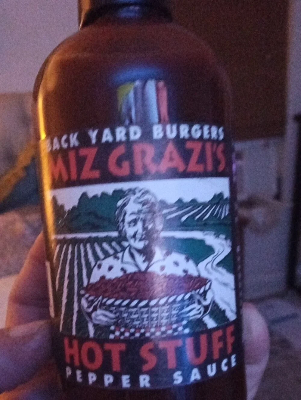 Mizgrazi's Hot Stuff Pepper Sauce - Red & Black Label